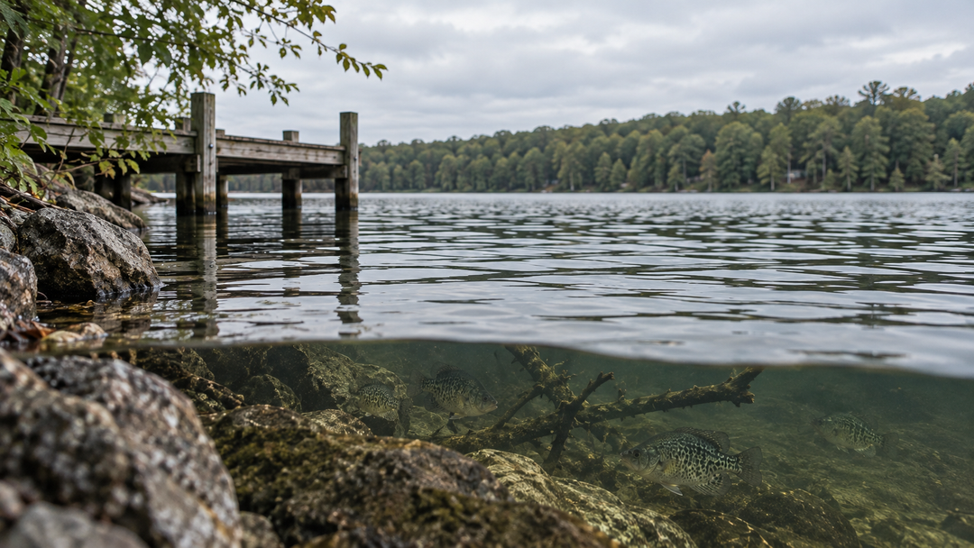 How to Catch Crappie From Shore With Simple Tackle