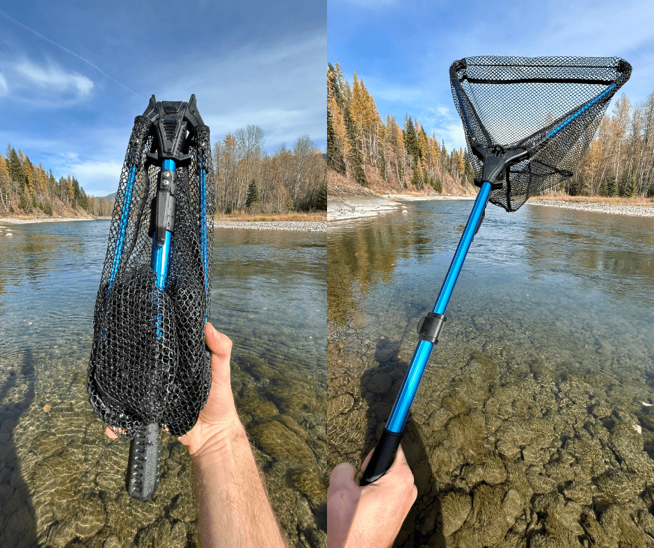 The Ultimate Compact Fishing Tool: Collapsible Landing Net - Reel Time Fishing Supply™