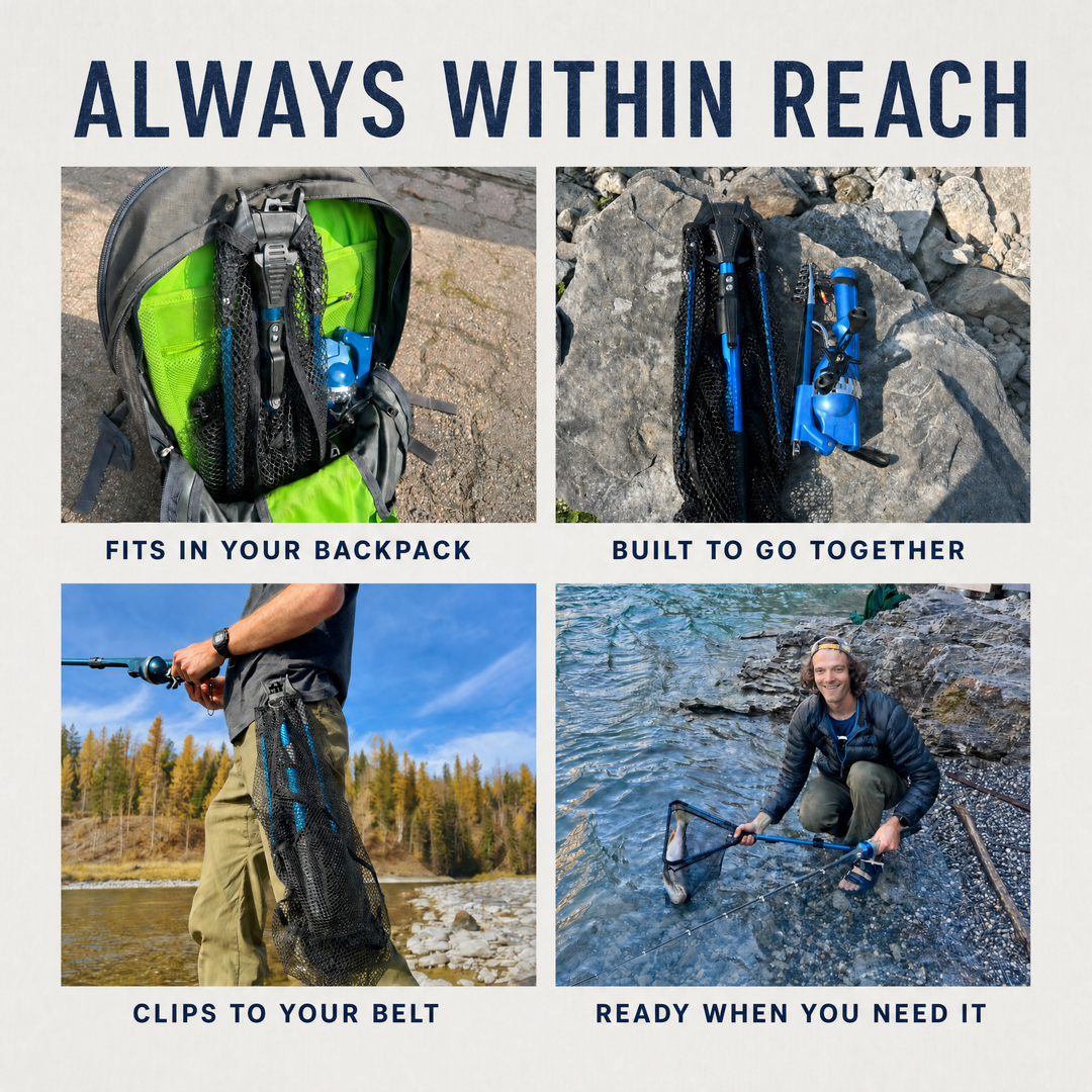 Collapsible Fishing Net – Compact & Portable